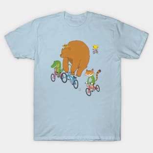 Animals on Bikes Classic T-Shirt